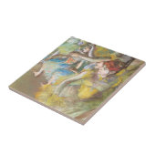 Balletttänzer auf der Bühne von Edgar Degas Fliese (Seite)