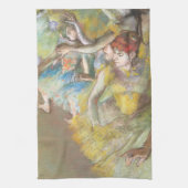 Balletttänzer auf der Bühne von Edgar Degas Geschirrtuch (Vertikal)