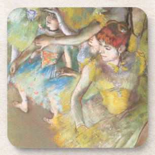 Balletttänzer auf der Bühne von Edgar Degas Getränkeuntersetzer