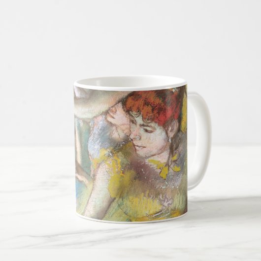 Balletttänzer auf der Bühne von Edgar Degas Kaffeetasse (VorderseiteRechts)