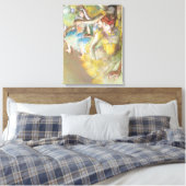 Balletttänzer auf der Bühne von Edgar Degas Leinwanddruck (Insitu (Schlafzimmer))