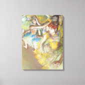 Balletttänzer auf der Bühne von Edgar Degas Leinwanddruck (Vorderseite)