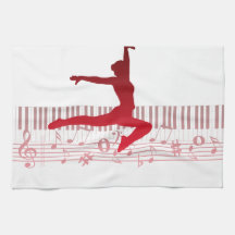 Balletttänzer auf der Tastatur