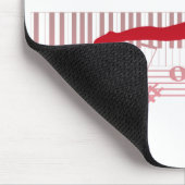 Balletttänzer auf der Tastatur Mousepad (Ecke)