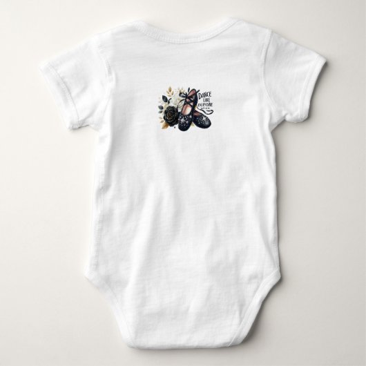 Balletttänzer Baby Strampler (Rückseite)