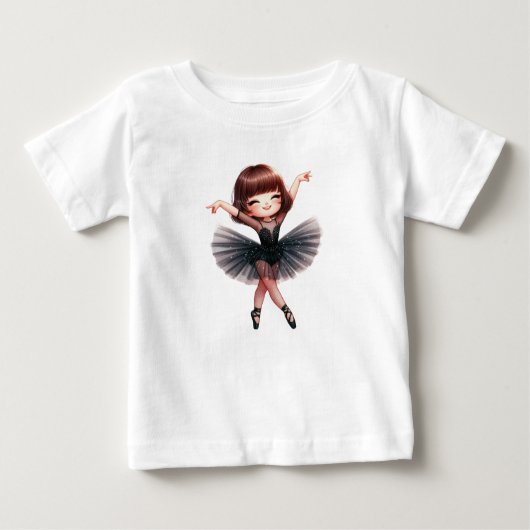 Balletttänzer Baby T-shirt (Vorderseite)
