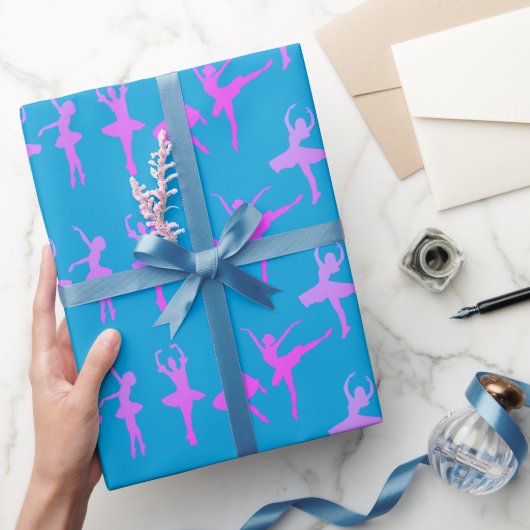 Balletttänzer Ballerina Gemustert Geschenkpapier (Schenken)