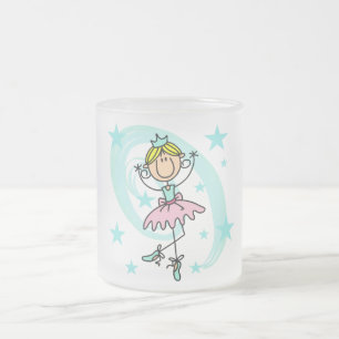 Balletttänzer - Blonde T-Shirts und Geschenke Mattglastasse