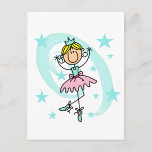 Balletttänzer - Blonde T-Shirts und Geschenke Postkarte