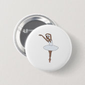Balletttänzer Button (Vorne & Hinten)