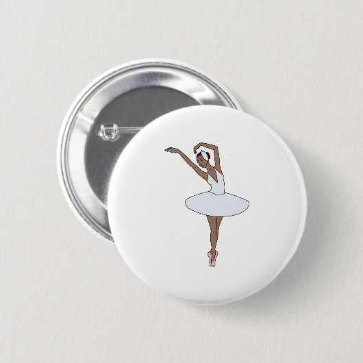 Balletttänzer Button (Vorne & Hinten)
