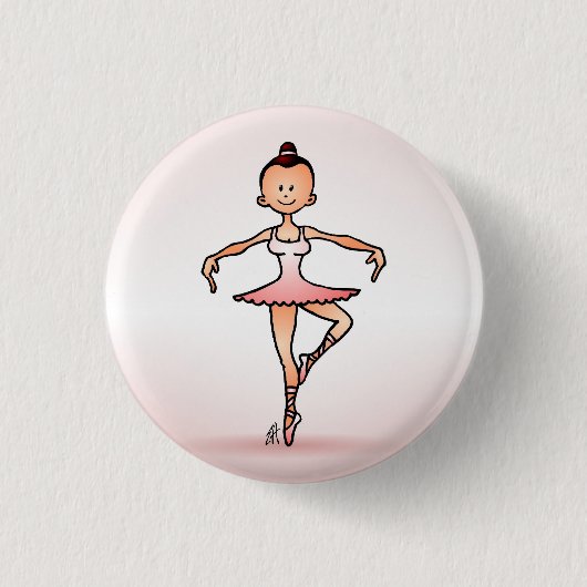 Balletttänzer Button (Vorderseite)
