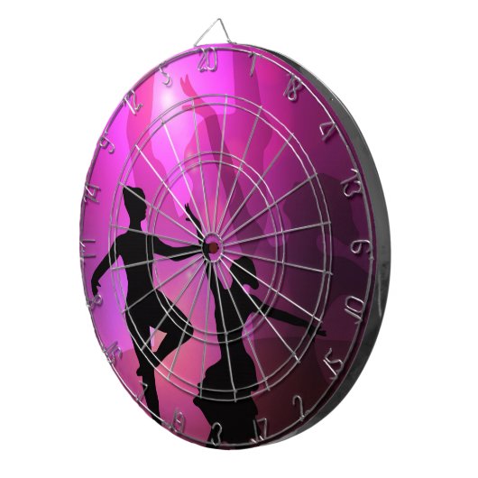 Balletttänzer Dartscheibe (Vorderseite rechts)