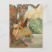 Balletttänzer, Degas Art Postkarte (Vorderseite)