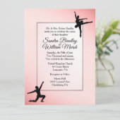 Balletttänzer, die Einladung Hochzeitsfeiern (Stehend Vorderseite)
