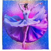 Balletttänzer Duschvorhang (Vorderseite)