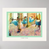 Balletttänzer ~ Edgar Degas Poster (Vorne)