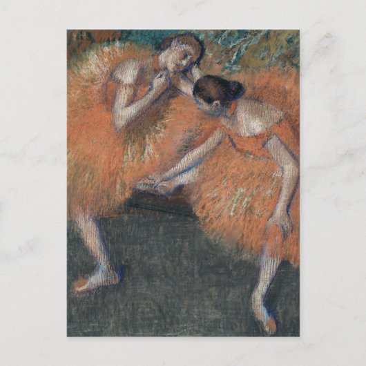 Balletttänzer Edgar Degas Postkarte (Vorderseite)