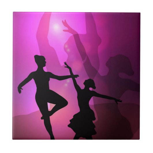 Balletttänzer Fliese (Vorderseite)