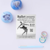Balletttänzer, Flyer für Tanzwerbung (Einzeln)