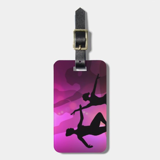 Balletttänzer Gepäckanhänger (Vorderseite vertikal)