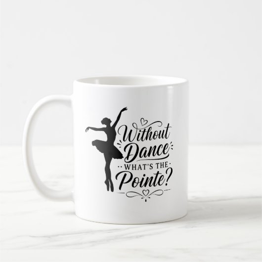 Balletttänzer-Geschenk für Ballettlehrer Kaffeetasse (Links)