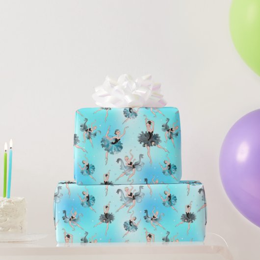 Balletttänzer Geschenkpapier (Partygeschenke)