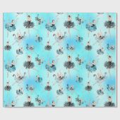 Balletttänzer Geschenkpapier (Flach)