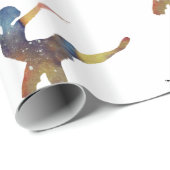 Balletttänzer Geschenkpapier (Rolleneckpunkt)