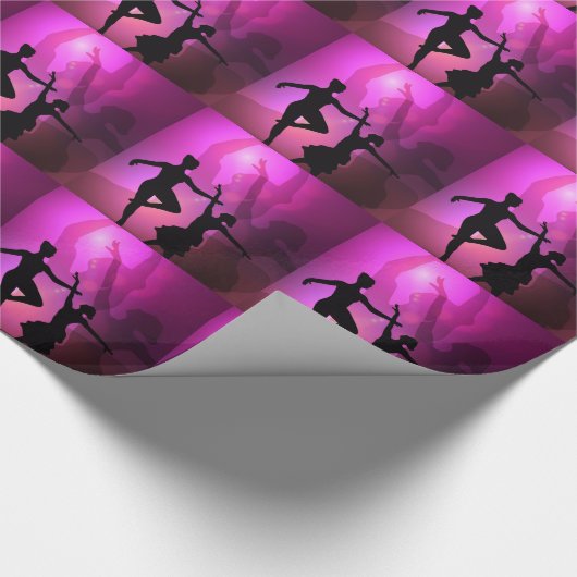 Balletttänzer Geschenkpapier (Ecke)