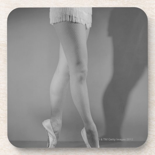 Balletttänzer Getränkeuntersetzer (Vorderseite)