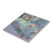 Balletttänzer in den Flügeln von Edgar Degas Fliese (Seite)