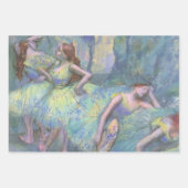Balletttänzer in den Flügeln von Edgar Degas Geschenkpapier Set (Vorderseite)