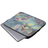 Balletttänzer in den Flügeln von Edgar Degas Laptopschutzhülle (Vorne Knopf)