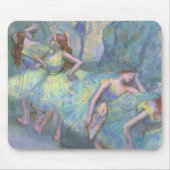 Balletttänzer in den Flügeln von Edgar Degas Mousepad (Vorne)