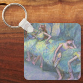 Balletttänzer in den Flügeln von Edgar Degas Schlüsselanhänger (Vorderseite)