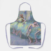 Balletttänzer in den Flügeln von Edgar Degas Schürze (Vorderseite)