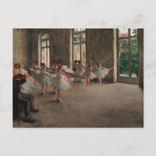 Balletttänzer in der Ballettschule Edgar Degas Postkarte (Vorderseite)