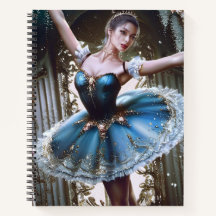 Balletttänzer in einem blauen Tutu