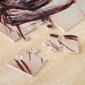 Balletttänzer in halber Abbildung von Edgar Degas Puzzle (Seite)