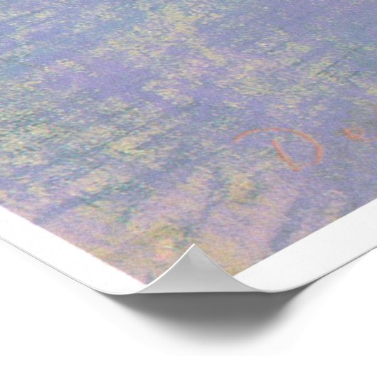 Balletttänzer in the Wings, 1890-95, Degas Poster (Ecke)