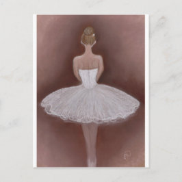 Balletttänzer in Tutu Postkarte