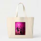 Balletttänzer Jumbo Stoffbeutel (Vorne)