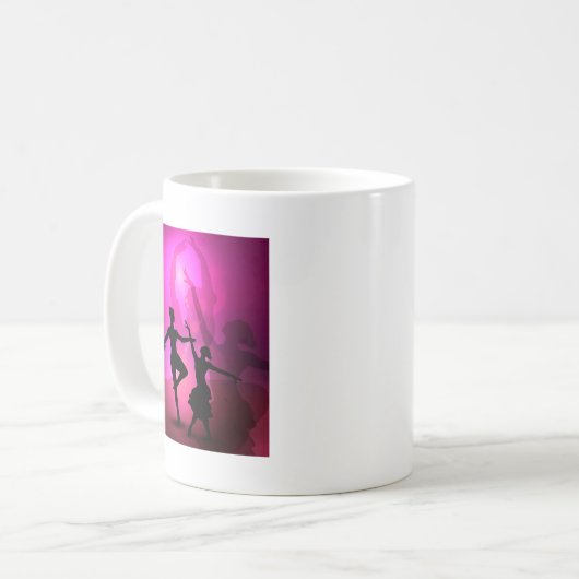 Balletttänzer Kaffeetasse (Vorderseite Links)