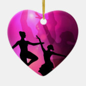 Balletttänzer Keramik Ornament (Vorne)