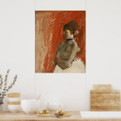 Balletttänzer mit Waffen, überquert von Edgar Dega Poster (Küche)