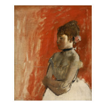 Balletttänzer mit Waffen, überquert von Edgar Dega