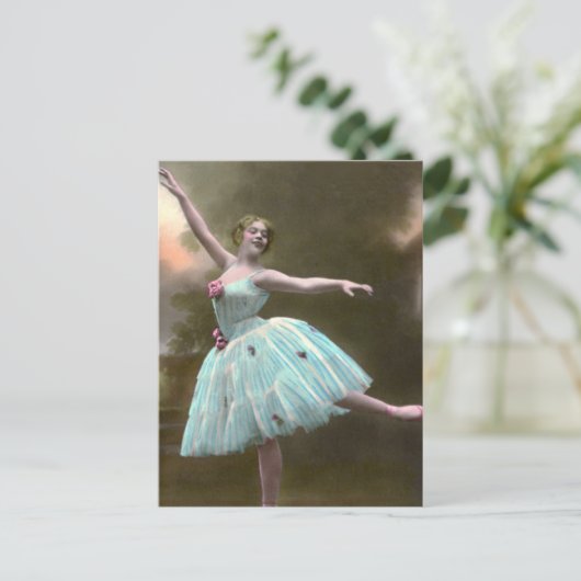 Balletttänzer Postkarte (Stehend Vorderseite)