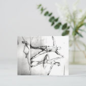 Balletttänzer Postkarte (Stehend Vorderseite)