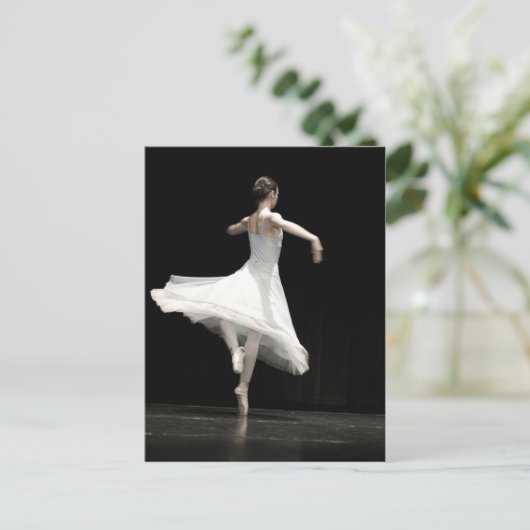 Balletttänzer Postkarte (Stehend Vorderseite)